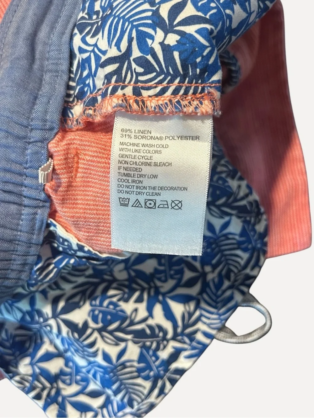 Tommy Bahama Resortwear Tropical Beachy Summer Linen Blend Men's Shorts
